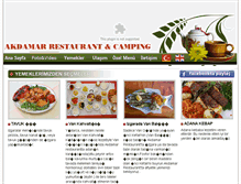 Tablet Screenshot of akdamarrestaurant.net